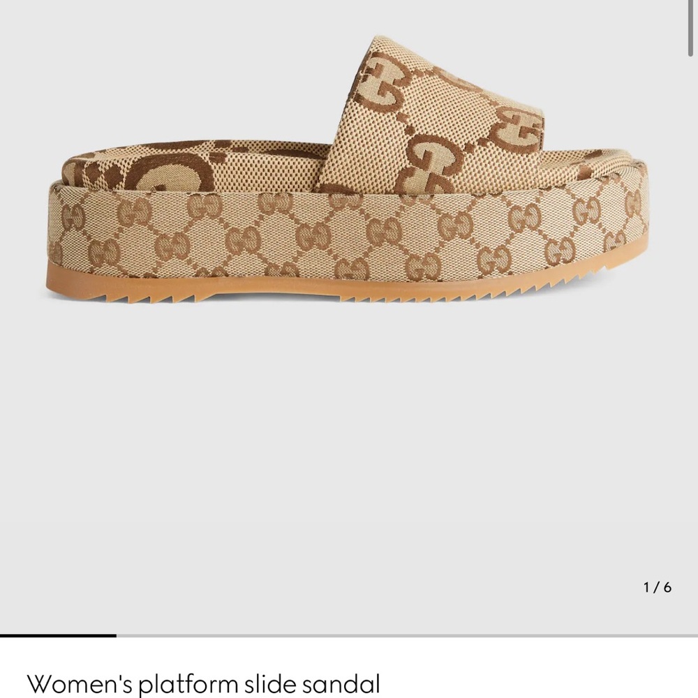 Gucci Women’s platform slide sandal - Picture 2 of 5
